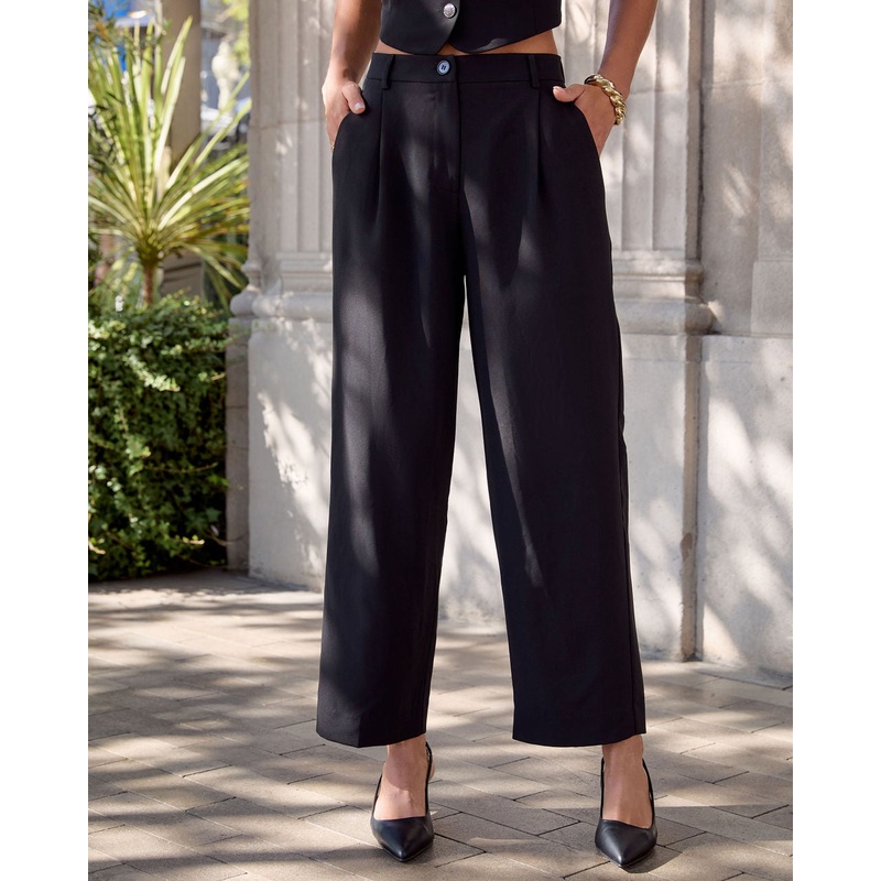 Kattie Slim High Rise Trouser|Black|XS|S|M|L|XL
