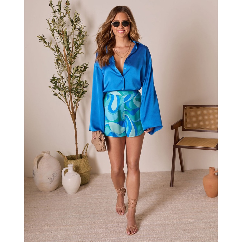 Marenna Long Sleeve Button Down Top