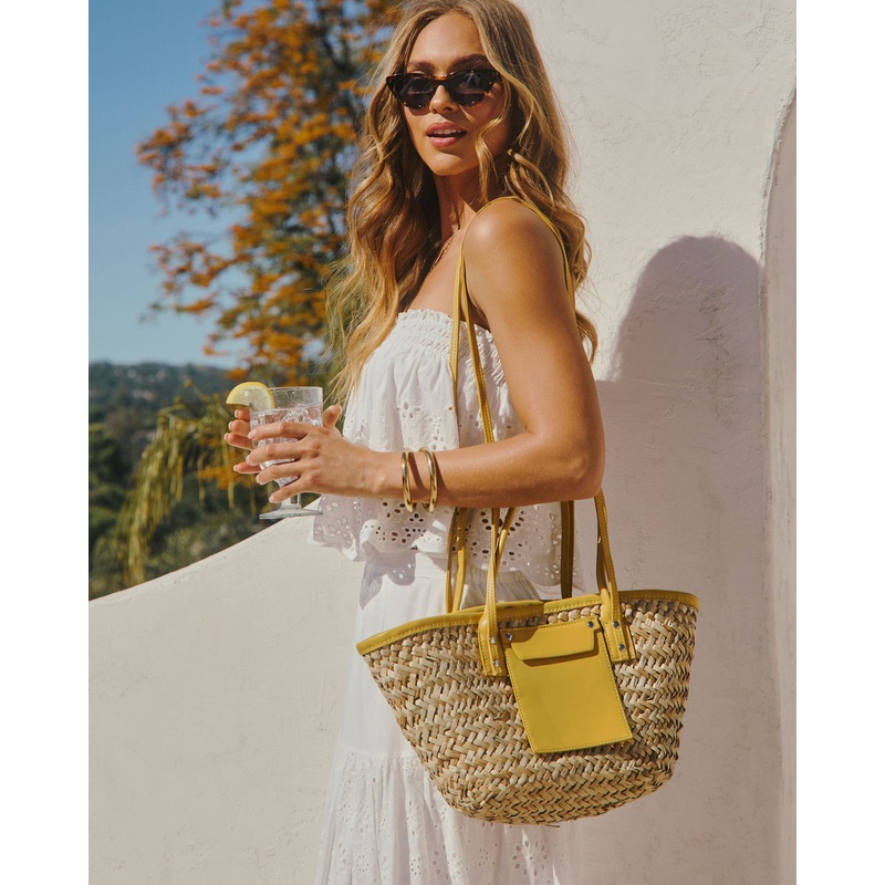 Thalassa Straw Tote Shoulder Bag