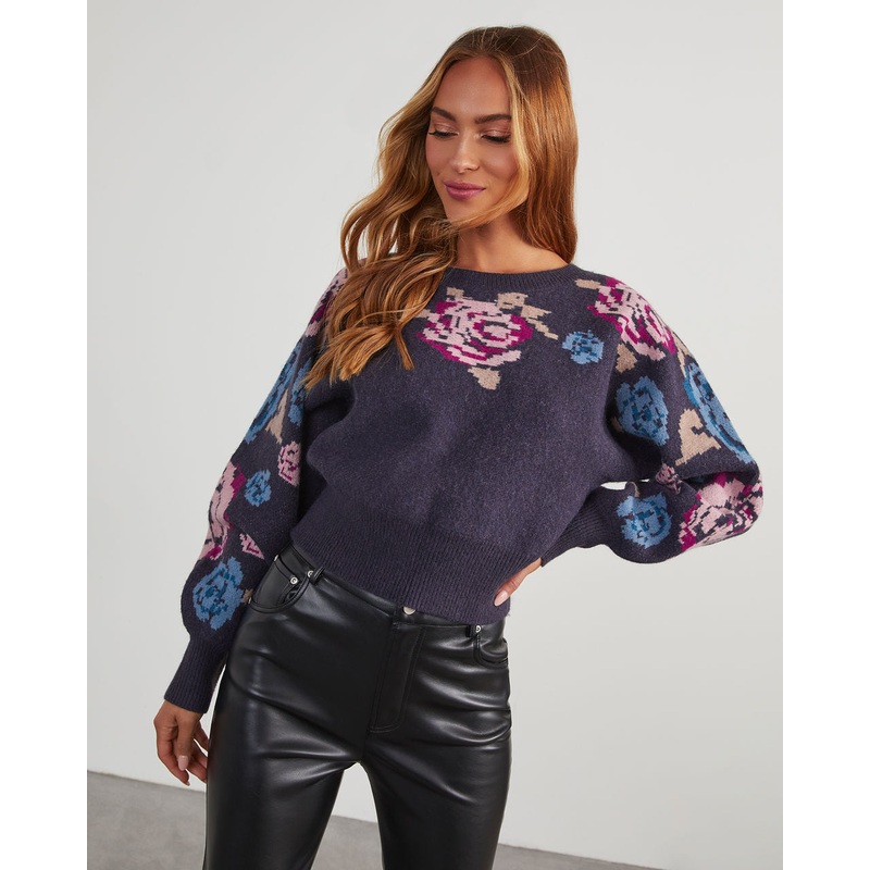 Zandra Floral Sweater|Multi|XS|S|M|L|XL
