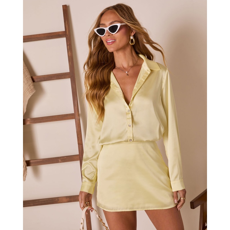Eleanor Grace Mini Shirt Dress