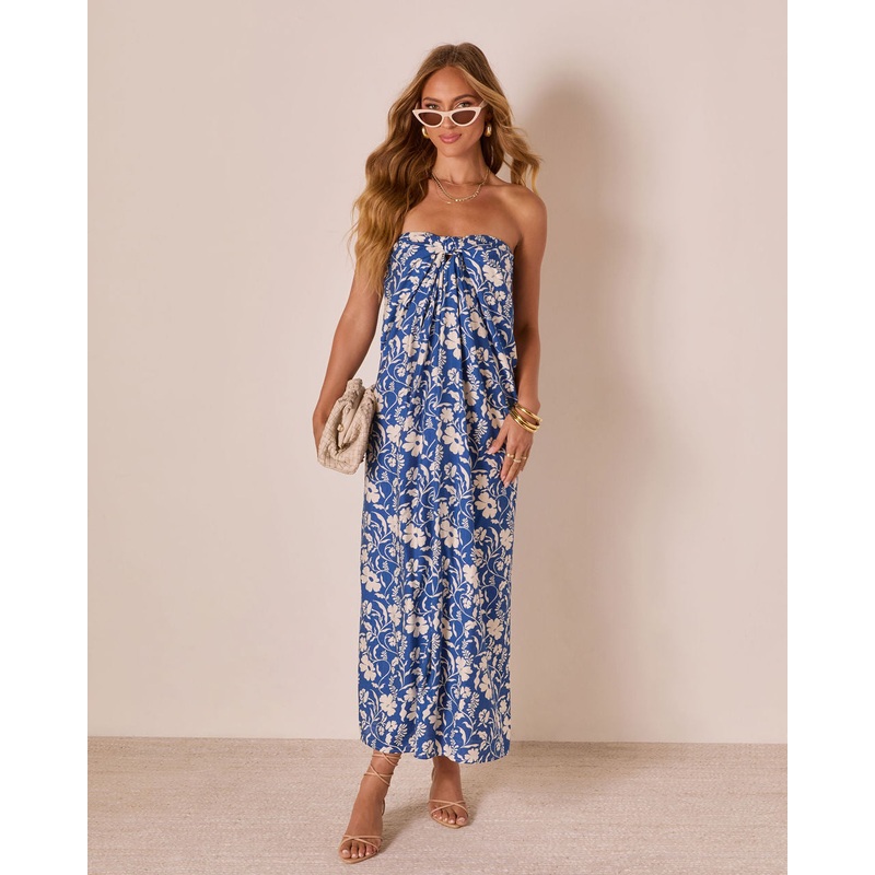 Remiah Cinched Front Maxi Dress
