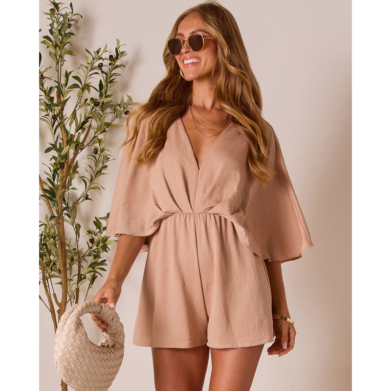 Christien Kimono Sleeve Romper