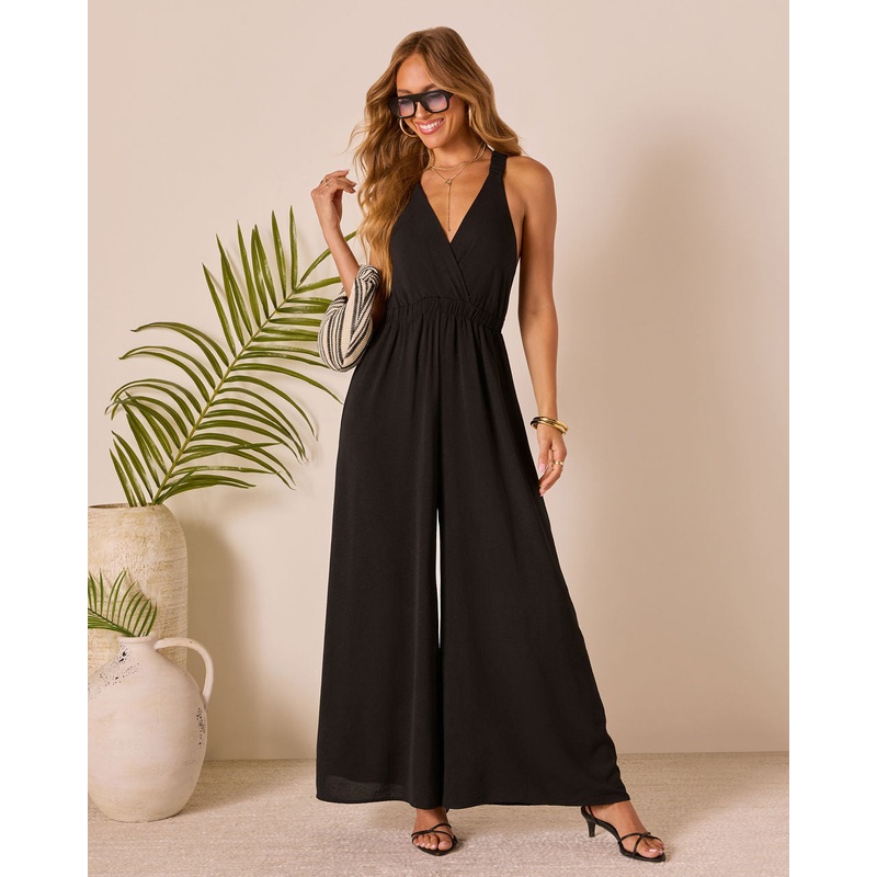 Salty Cabana Sleeveless Jumpsuit