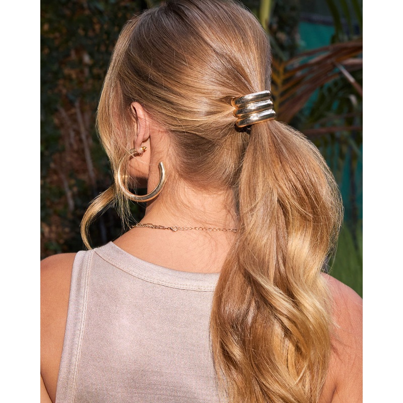 Golden Letters Layered Hair Cuff