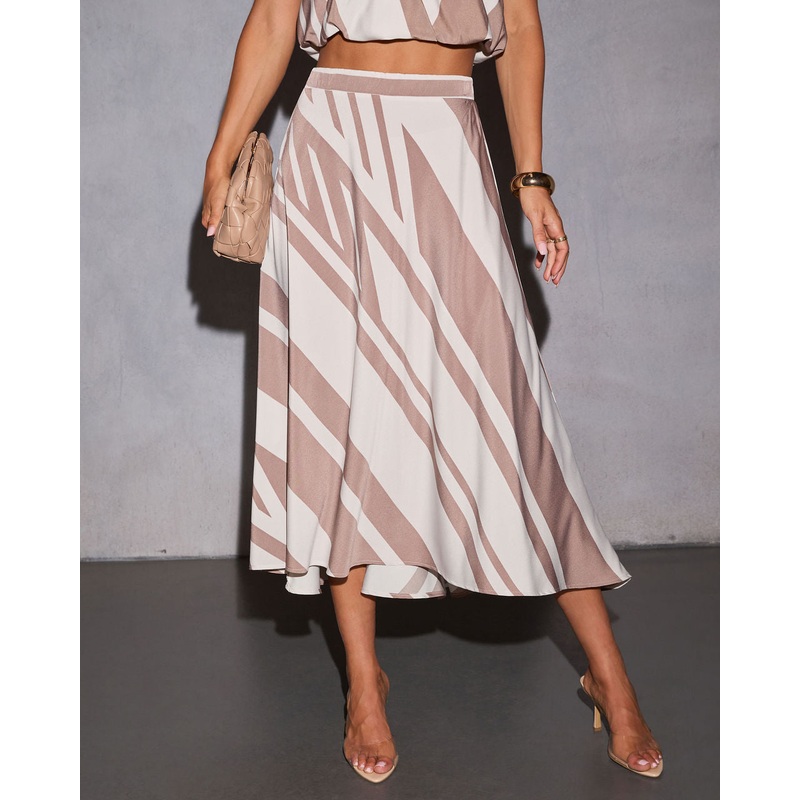 Kinara Midi Skirt|Taupe|XS|S|M|L|XL