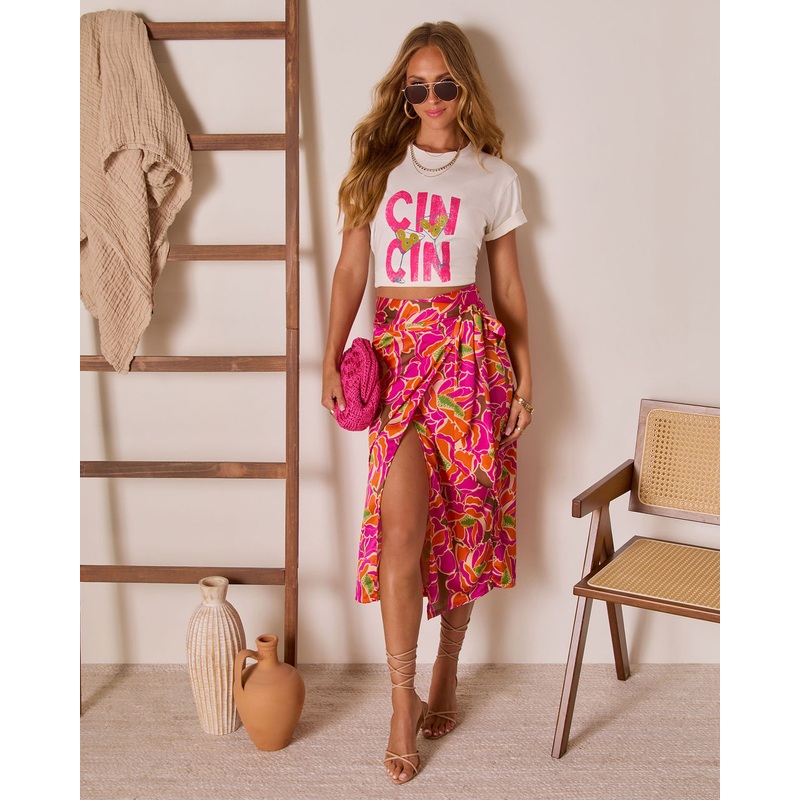 Martini Cheers Short Sleeve Graphic Tee