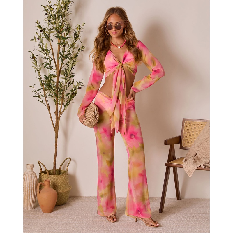 Rosiana Mesh Cover Up Pants|Multi|XS|S|M|L|XL