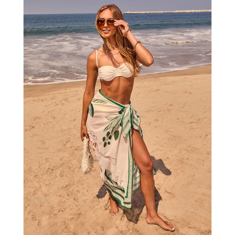 Bare Tide Tropical Print Sarong