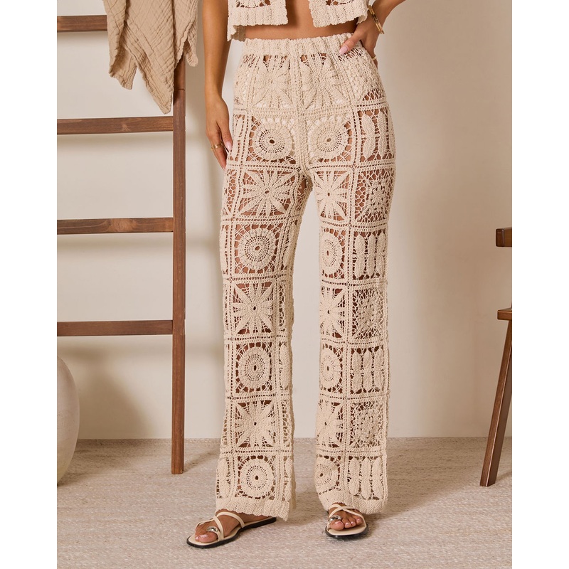 Britlee Crochet Cover Up Pants