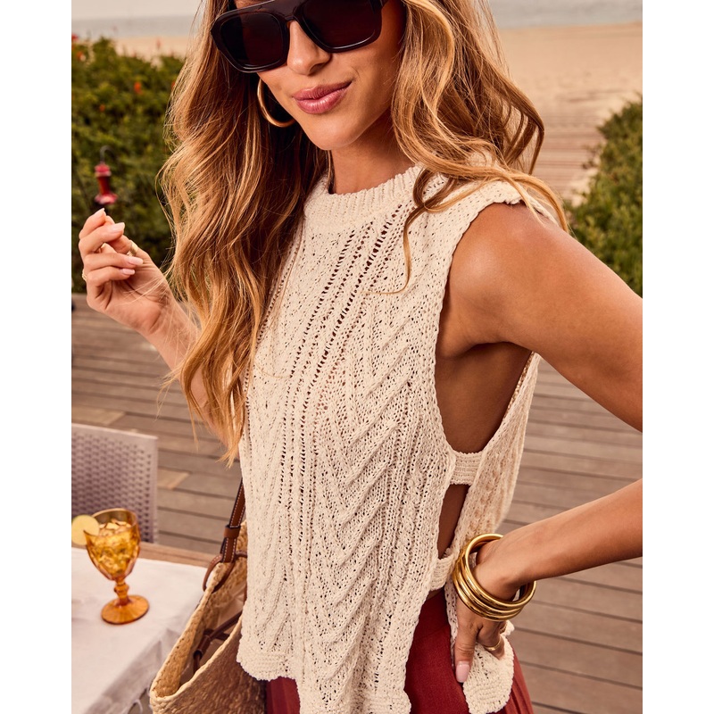 Meriana Cable Knit Sweater|Cream|XS|S|M|L|XL