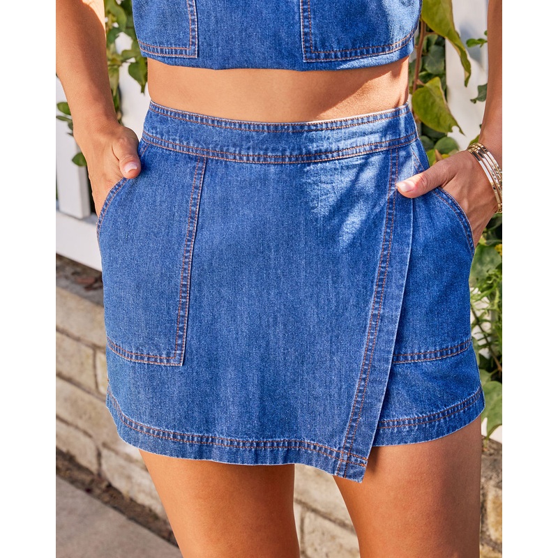 Brunch Theory Denim Mini Skort