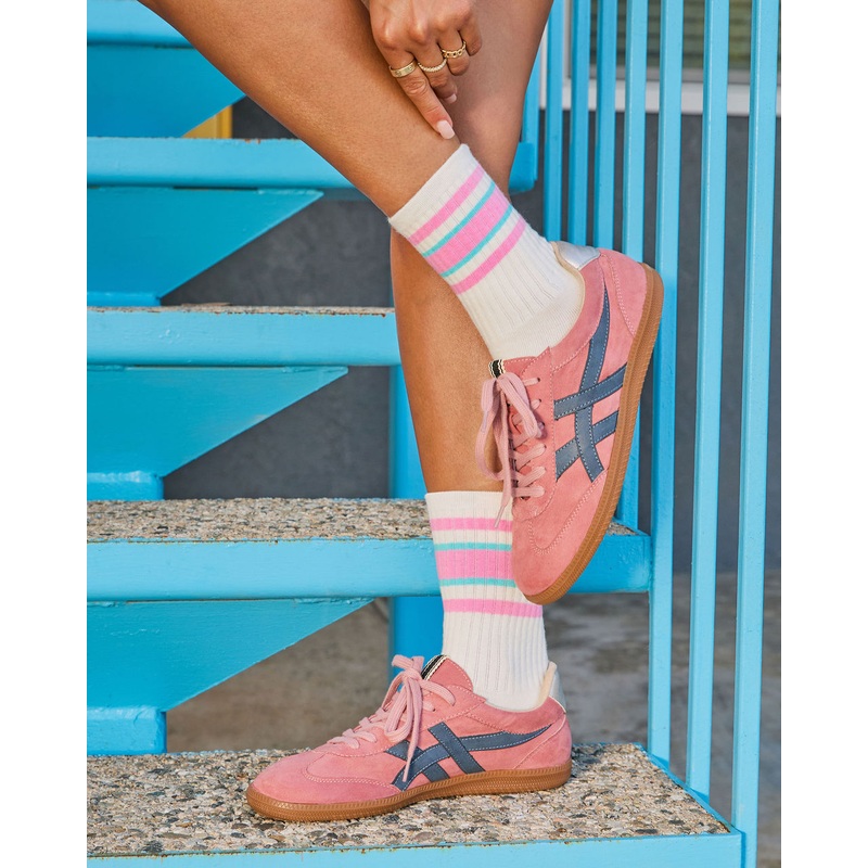 Bryher Striped Crew Socks|Ivory Multi|O/S