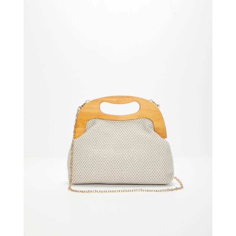 Charlie Jane Crossbody Clutch|Dusty Blue|O/S