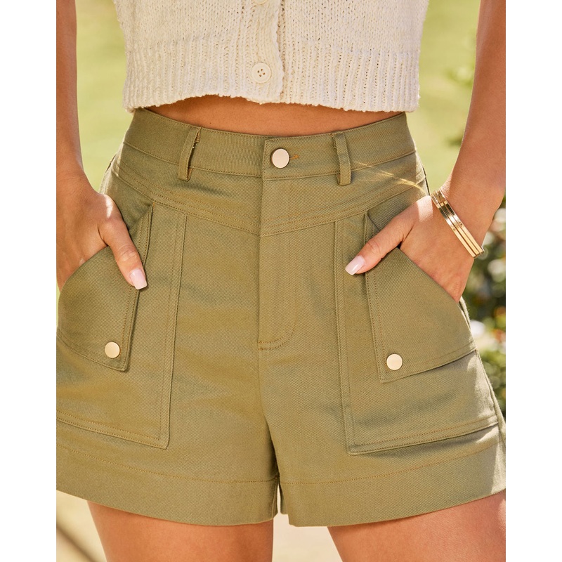 High Stakes Stretch Denim Shorts
