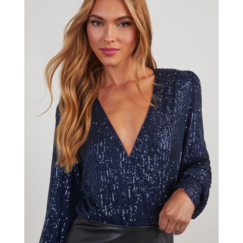 Shine Like No Other Sequin Bodysuit