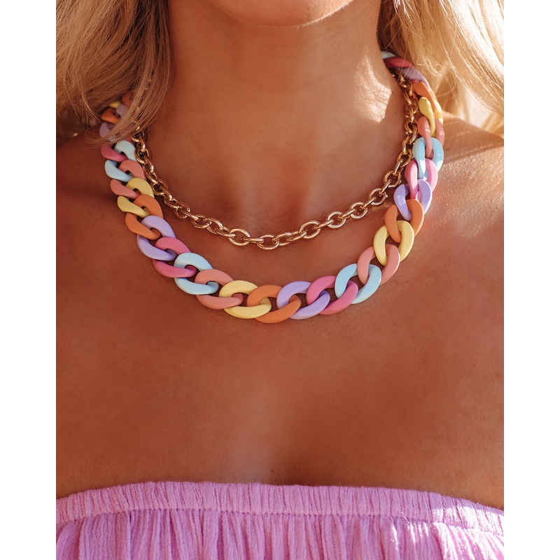 Like Candy Layered Chain Necklace