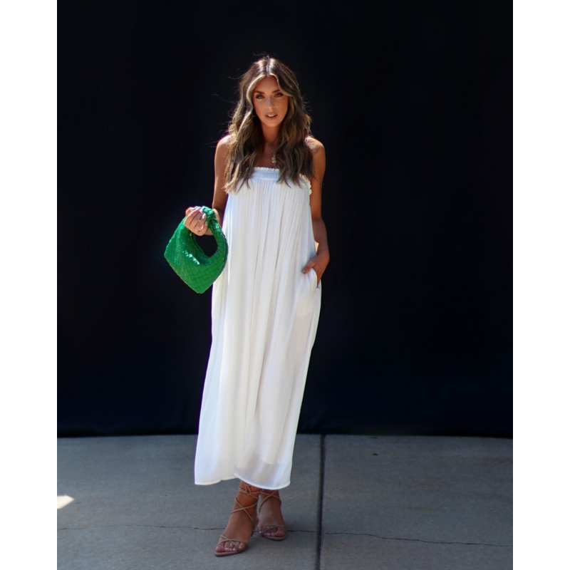 Gracia Everyday Sleeveless Pocketed Midi Dress