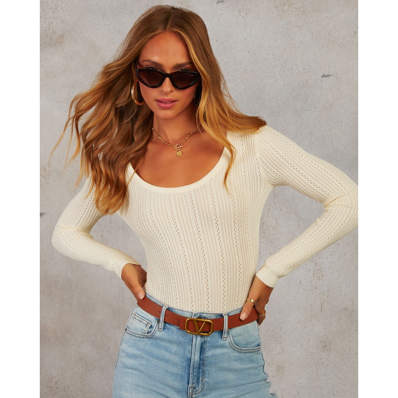 Rossmore Knit Scoop Neck Bodysuit