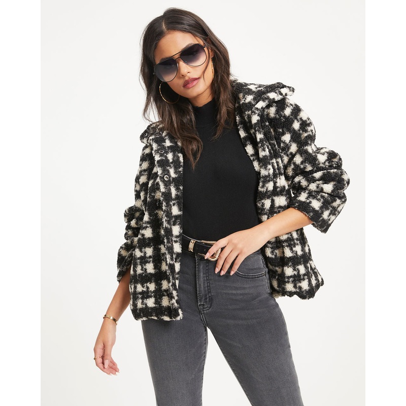 Coziness All Day Pocketed Teddy Jacket