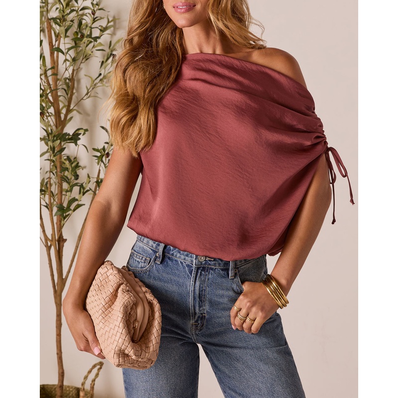 Roselynd Off The Shoulder Top|Wine|XS|S|M|L|XL