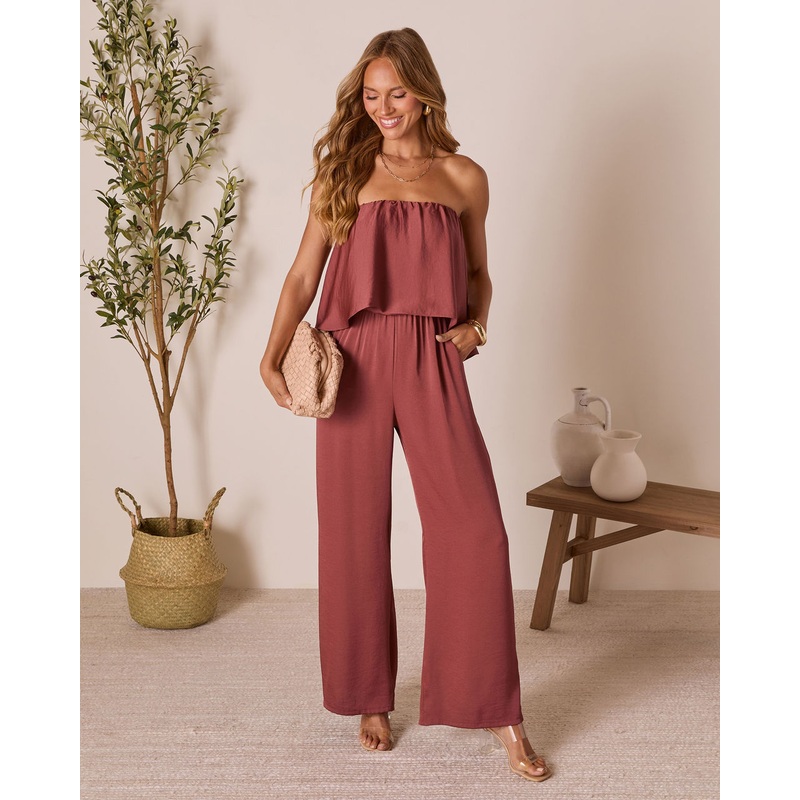 Thistle Muse Strapless Jumpsuit