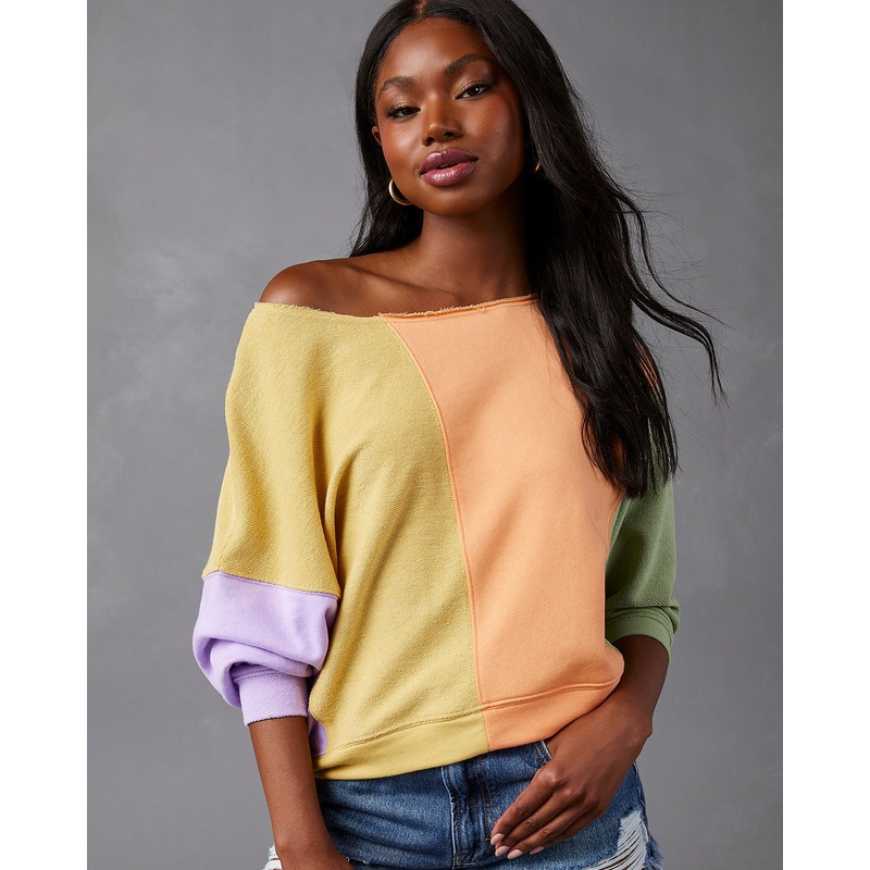 Brendel Colorblock Pullover Sweater