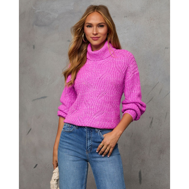 Deidra Chunky Turtleneck Sweater