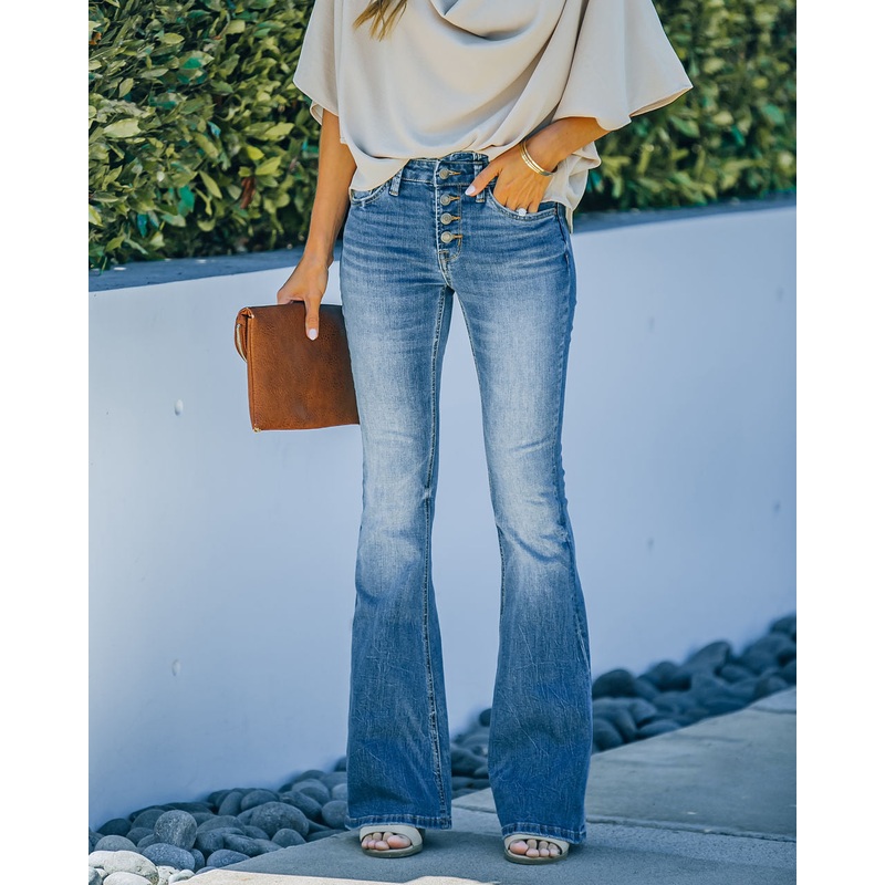 Marcos High Rise Flare Denim|Unknown|24|25|26|27|28|29|30|31|32