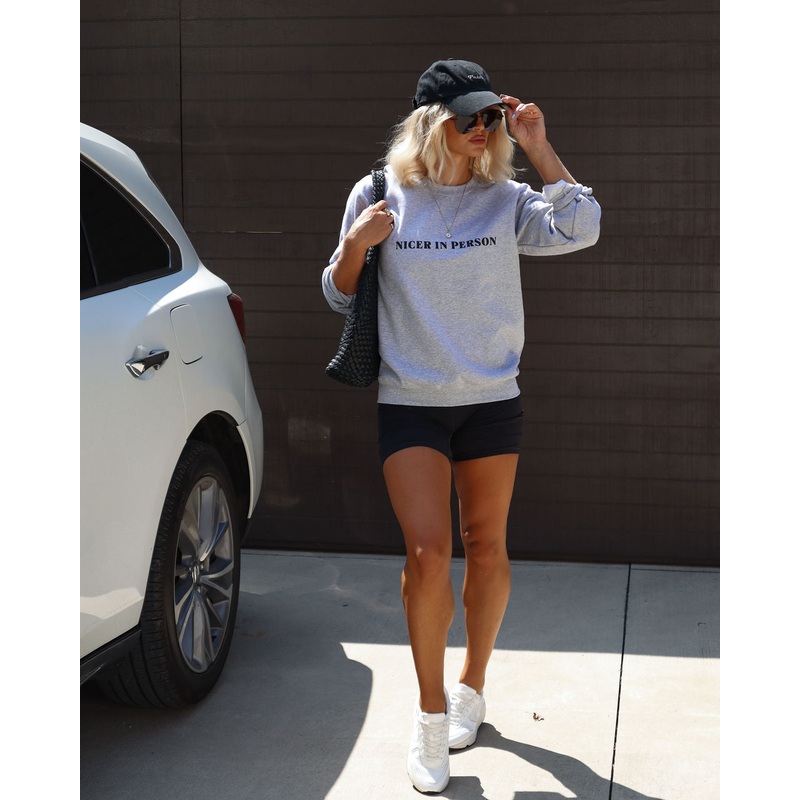 Nicer In Person Pullover Sweatshirt