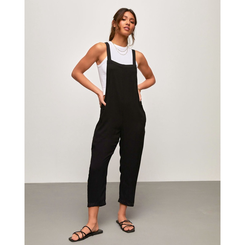 Candace Pocketed Jumpsuit|Black|S|M|L