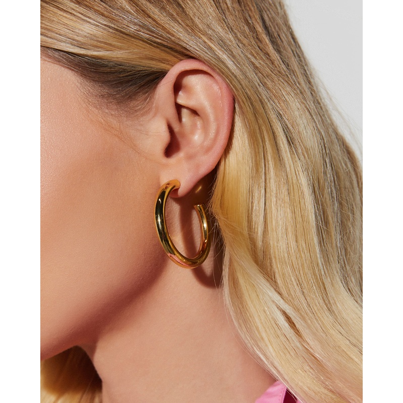 Deanna Chunky Large Hoop Earrings