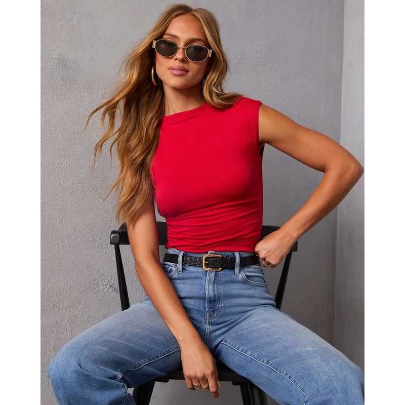 Dylan Cropped Mock Neck Top|Red|Olive|Black|Dusty Blue|Grey/Red|Striped|Tan|Taupe/Black|Taupe/Blue|Taupe|White|Wine|XS|S|M|L|XL
