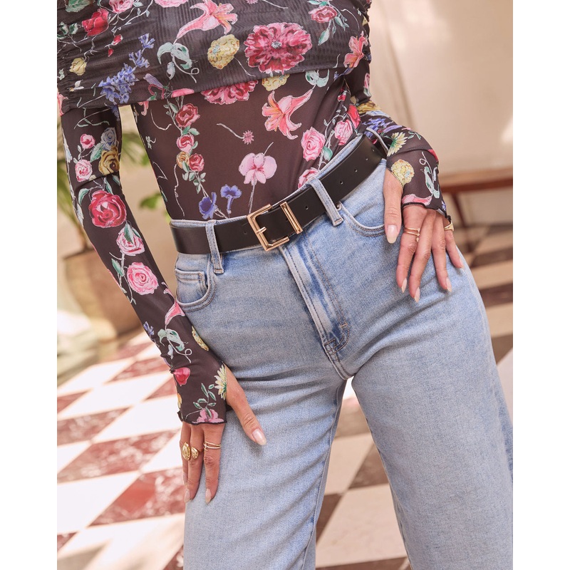 Everyday Classic Square Buckle Belt