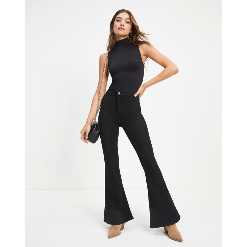 Sanderson High Rise Stretch Flare Jeans
