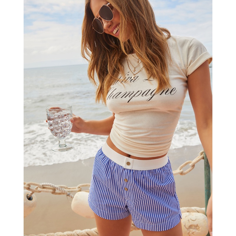 Viva La Champagne Graphic Tee|Marshmallow|XS|S|M|L|XL