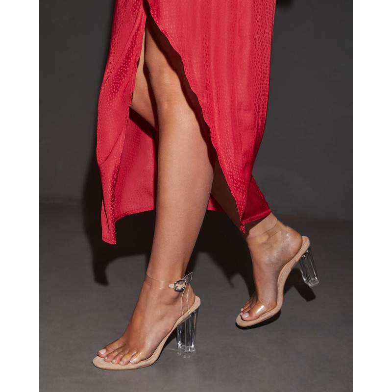 Always Timeless Clear Heels|Clear|6|6.5|7|7.5|8|8.5|9|10