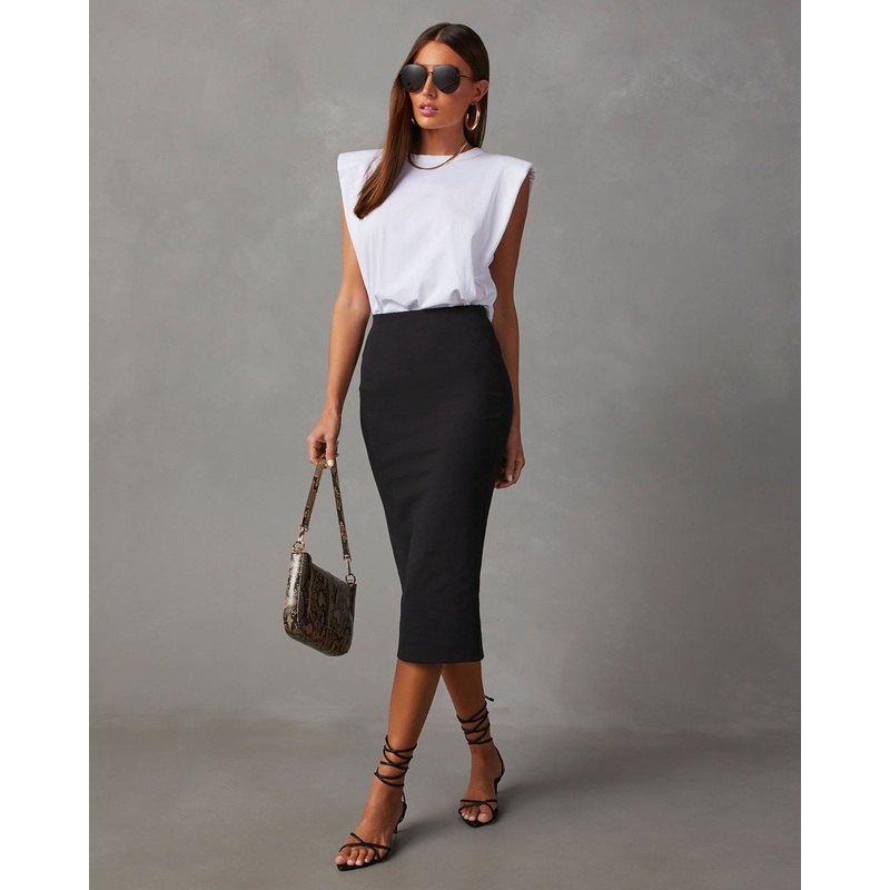 Excuse Me Miss Pencil Skirt|Black|XS|S|M|L|XL