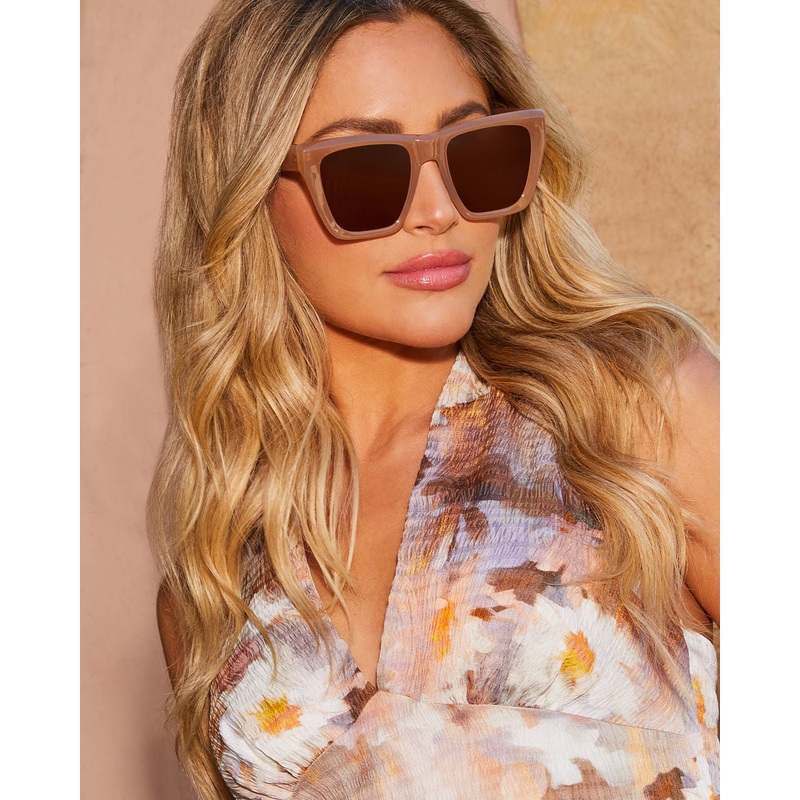 Costa Chic Cat Eye Sunglasses|Nude|O/S
