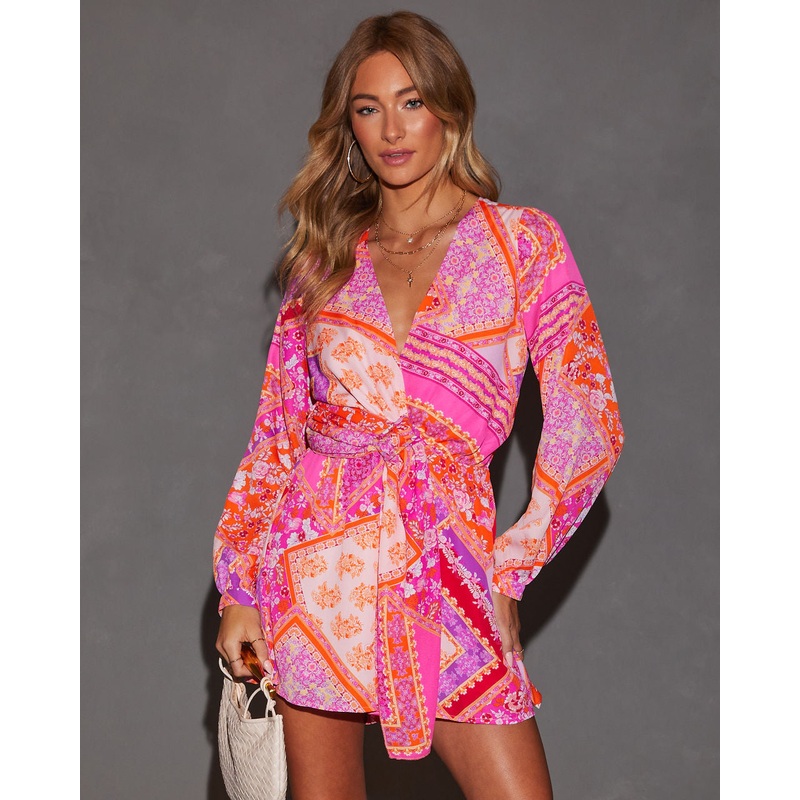 Florentine Printed Fitted Waist Romper
