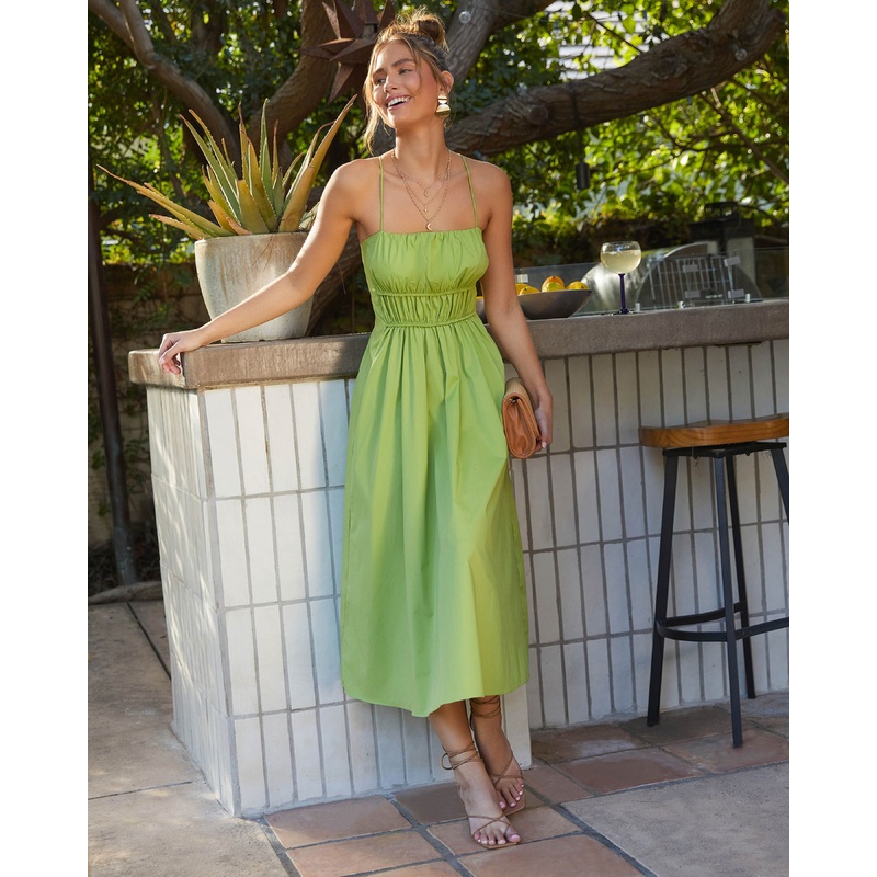 Lucky Charm Maxi Dress|Green|S|M|L