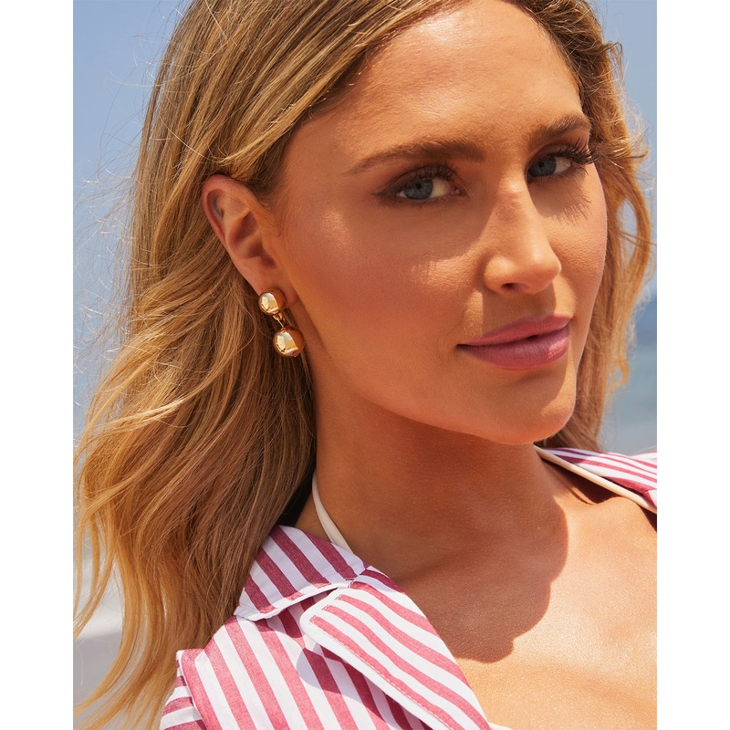 Mercy Drop Bauble Earrings|Gold|O/S