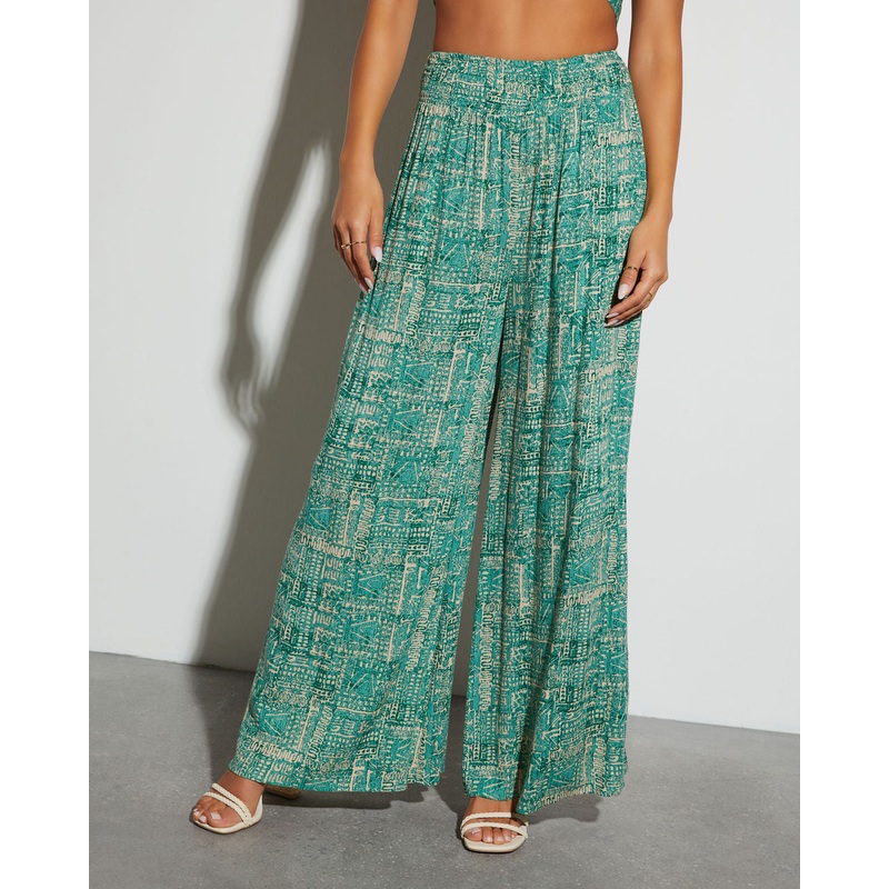 Nadia Printed Straight Leg Pants