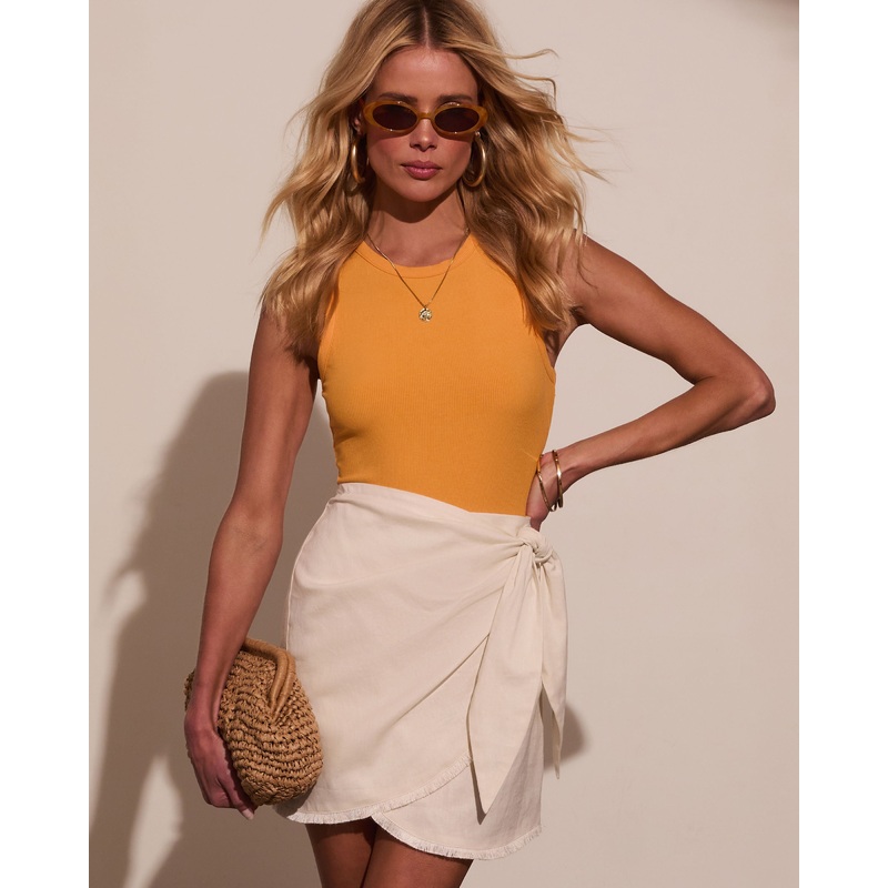Tod Sleeveless Ribbed Knit Bodysuit