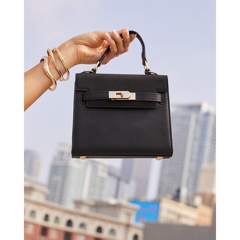 Tracey Structured Top Handle Bag