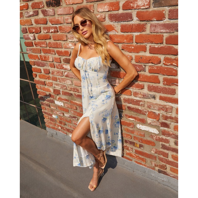 Daisy Mae Cottage Core Midi Dress