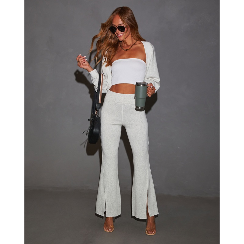 Easy Groove High Waisted Flare Pants