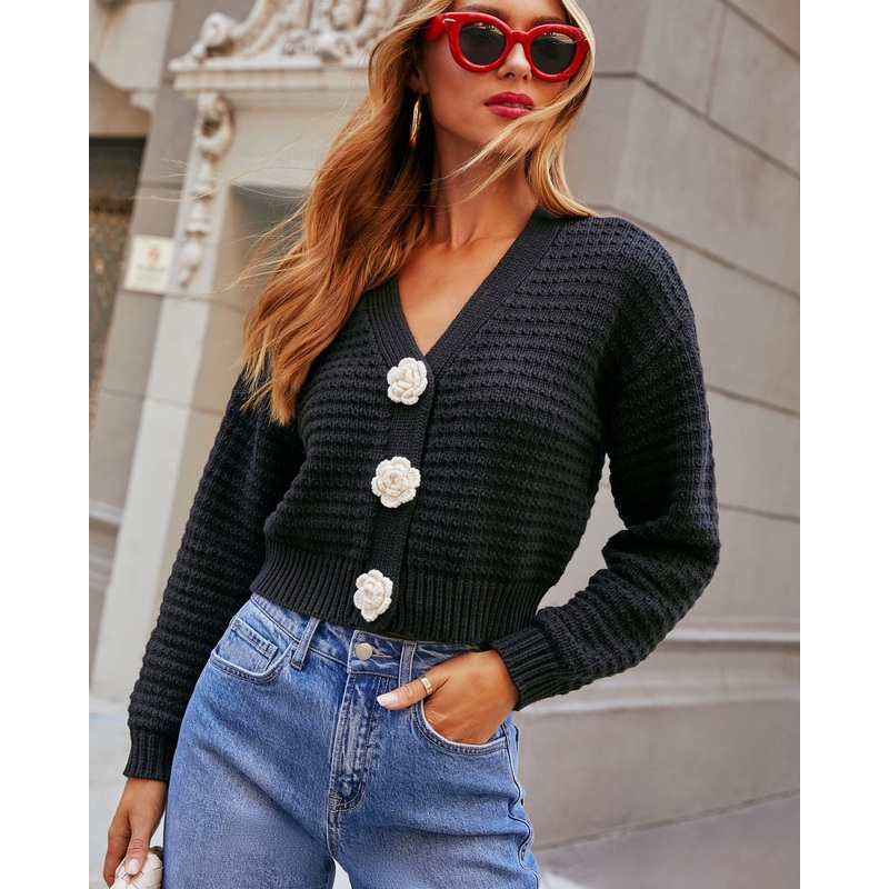 Keep Close Floral Button Cardigan