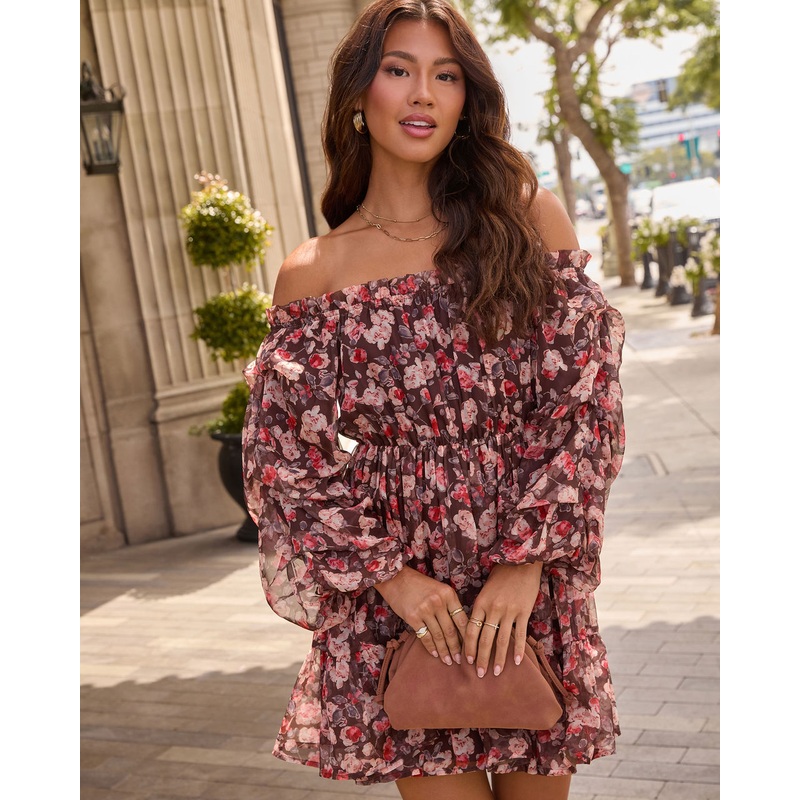 Romance Me Floral Babydoll Mini Dress