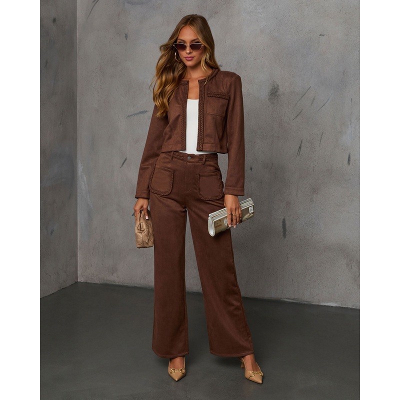 Deacon High Rise Trouser|Chocolate|S|M|L